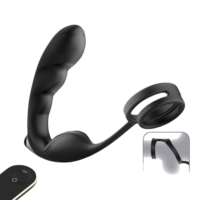 Fangqu QS-039 Sperm Lock Ring Wireless Remote Control Prostate