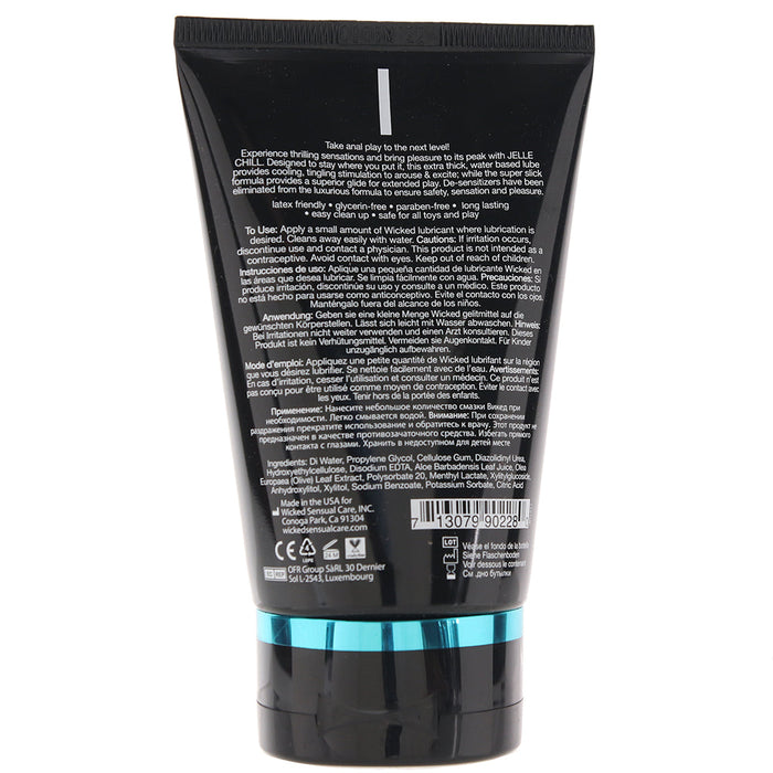 Jelle Chill Cooling Anal Lube in 4oz/120ml