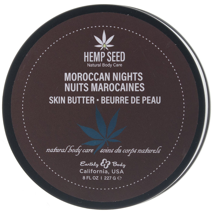 Hemp Seed Skin Butter 8oz/227g in Moroccan Nights