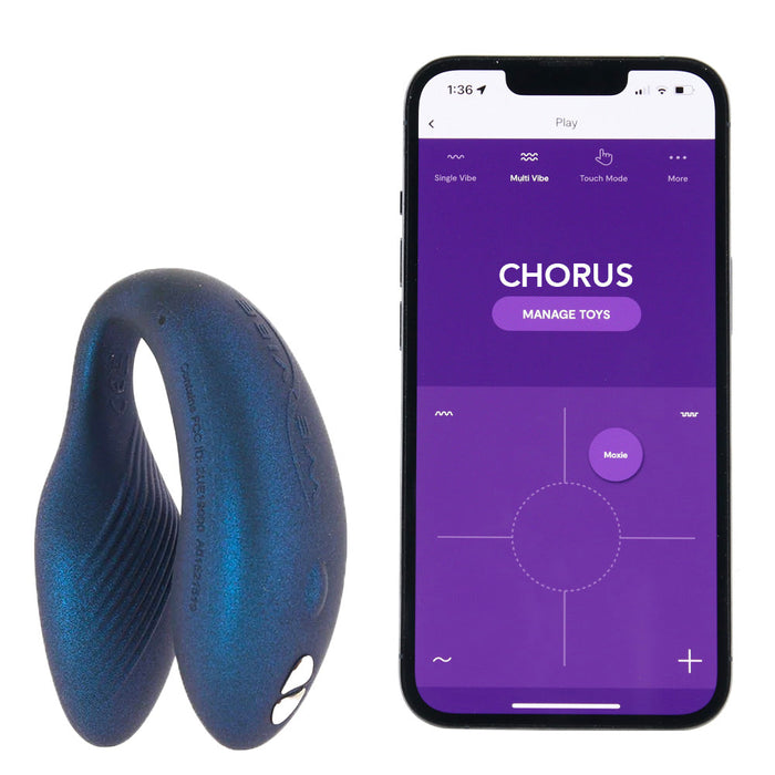 We-Vibe Chorus Couples Vibrator in Cosmic Blue