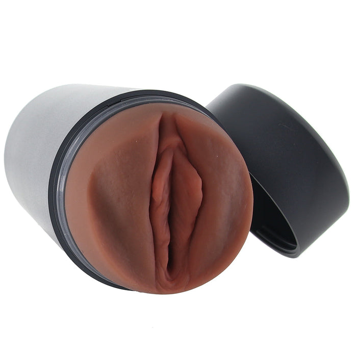 PDX Plus Grey F*ck Flask Discreet Stroker in Brown