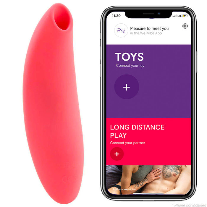 We-Vibe Melt Pleasure Air Clitoral Stimulator in Coral