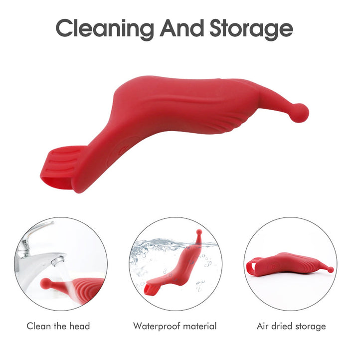 Rechargeable Silicone Finger Vibrator