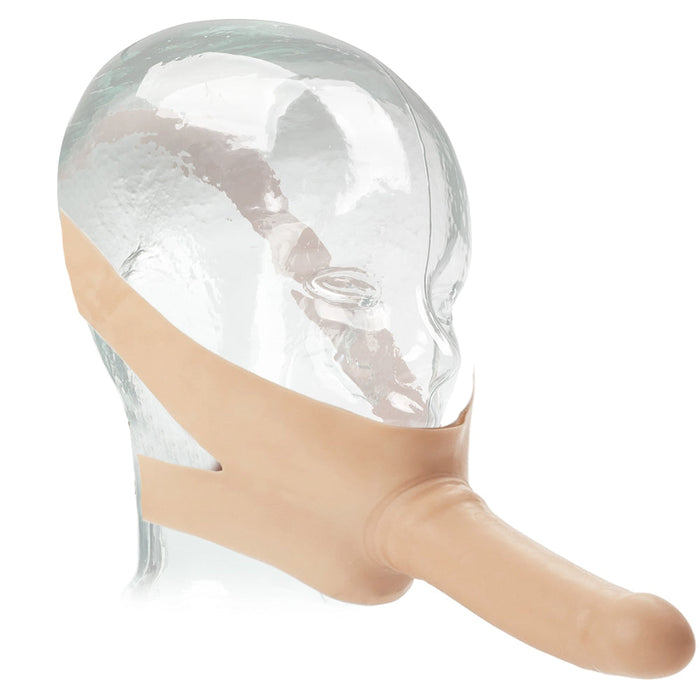 Accommodator Chin Strap-On Dildo in Ivory