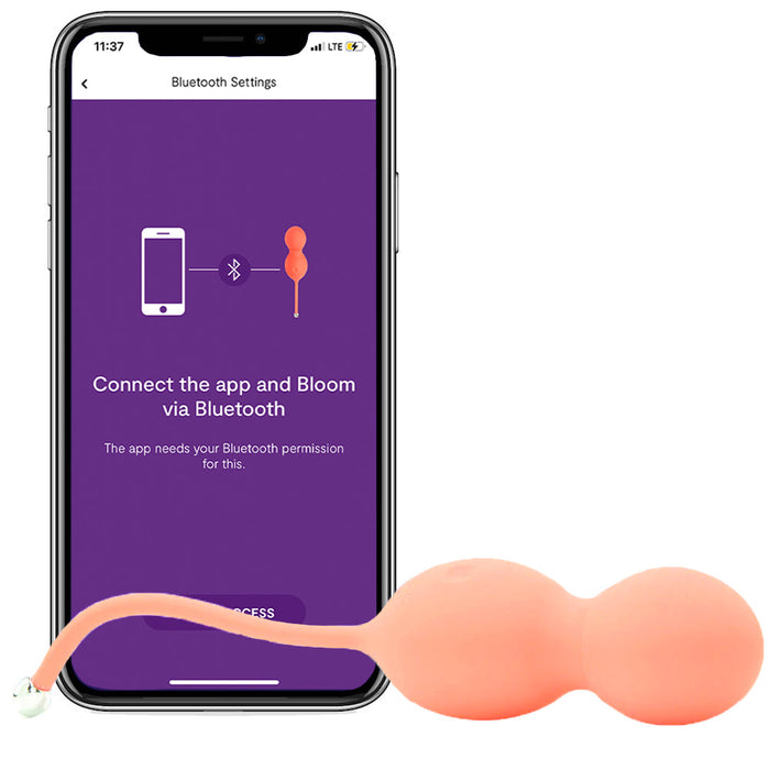 We-Vibe Bloom Vibrating Kegel Balls in Coral