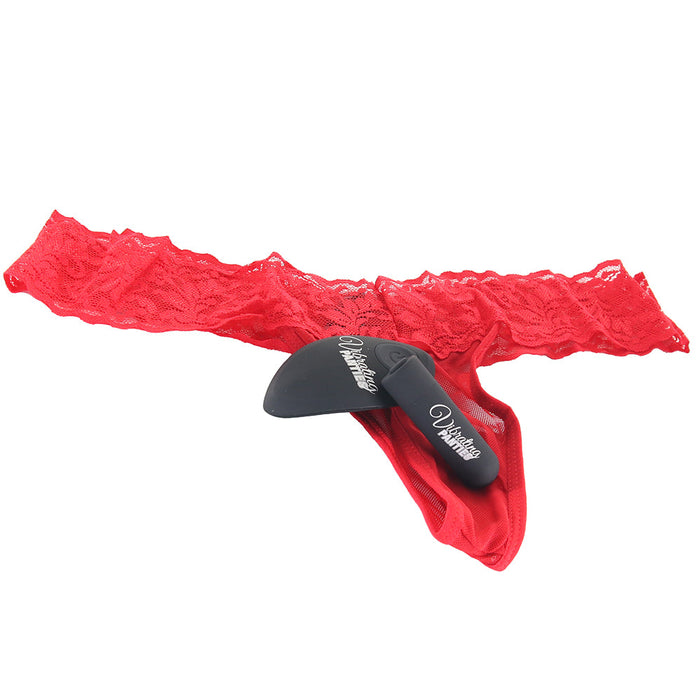 Wireless Remote Vibrating Red Panties in M/L