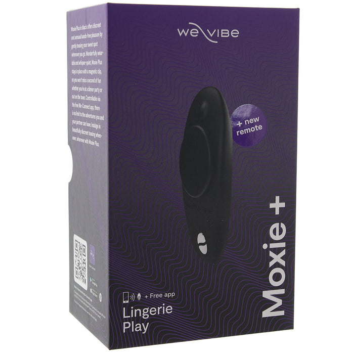 We-Vibe Moxie+ Wearable Clitoral Vibe in Satin Black