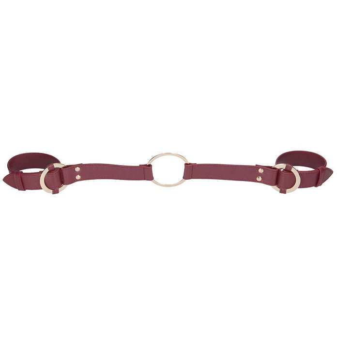 Ouch! Halo Handcuffs With Connector in Burgundy