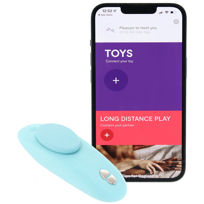 We-Vibe Moxie+ Wearable Clitoral Vibe in Aqua