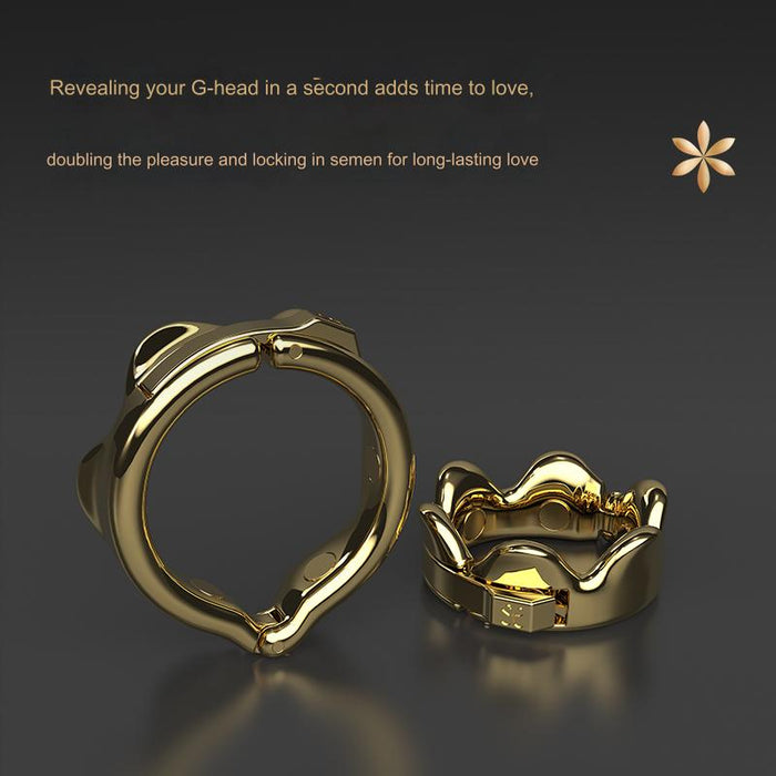 Soji Lord of The Rings Anti-Foreskin Male Corrector Sheep Eye Ring Sperm Locker