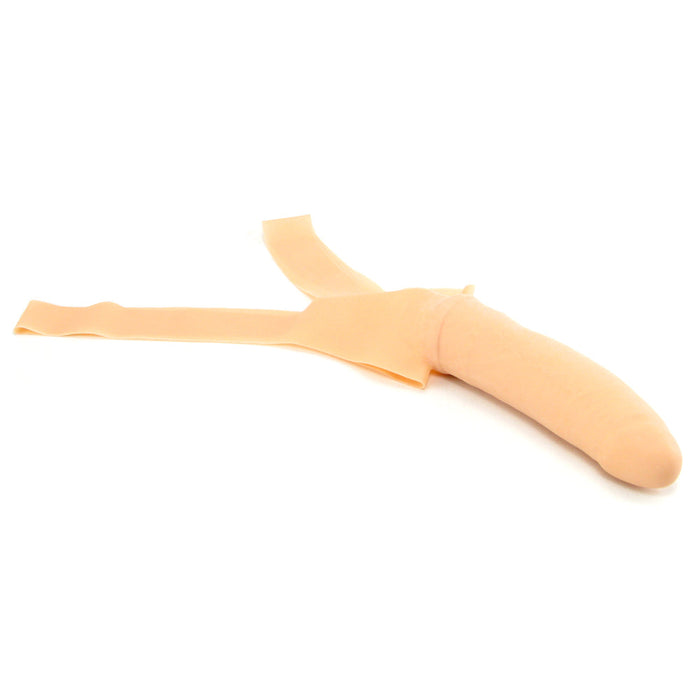 Accommodator Chin Strap-On Dildo in Ivory