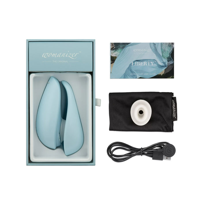 Womanizer Liberty Clitoral Stimulator in Pink Rose