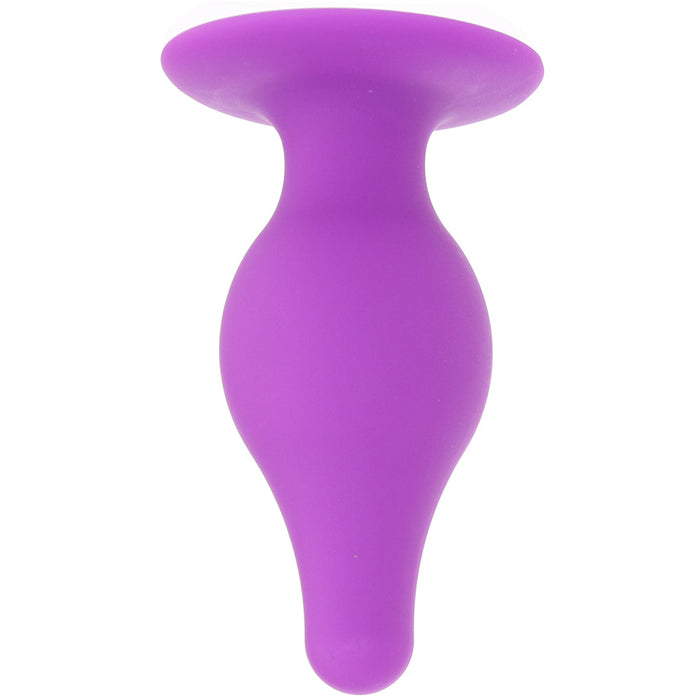 Squeeze-It Medium Tapered Butt Plug in Purple