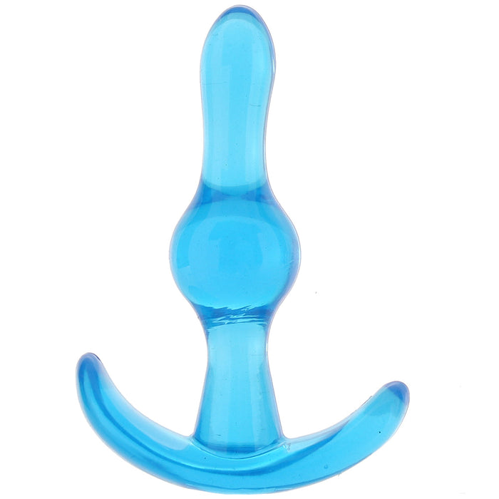 Blue Line 3.5 Inch Tear Drop Butt Plug