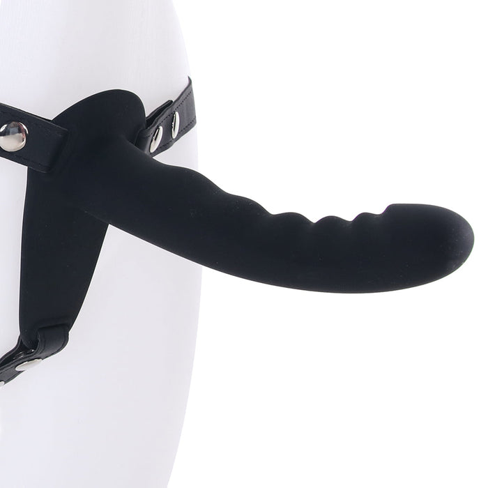 Ouch! Adjustable Ribbed Strap-On Vibe