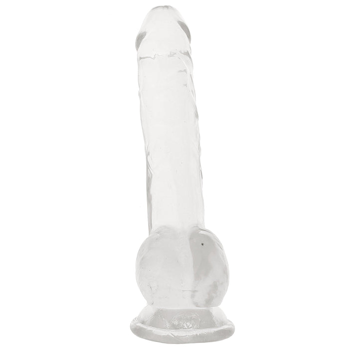 Naturally Yours 8 Inch Crystalline Dildo in Clear