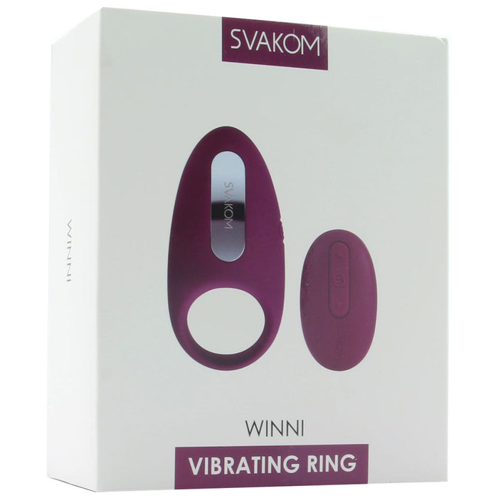 Winni Vibrating Cock Ring in Violet