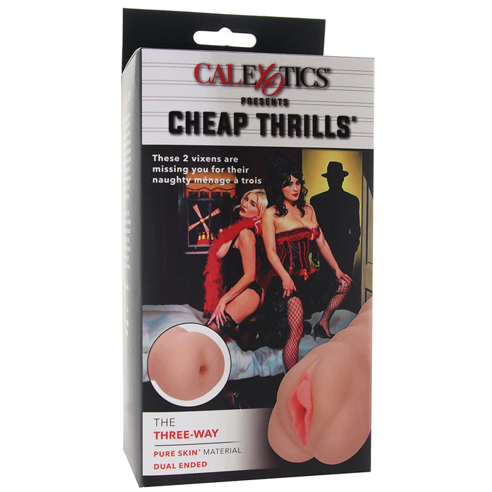 Cheap Thrills The Three-Way Pure Skin Stroker