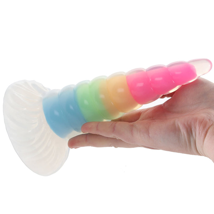 Creature Cocks Uni-Glow Rainbow Dildo