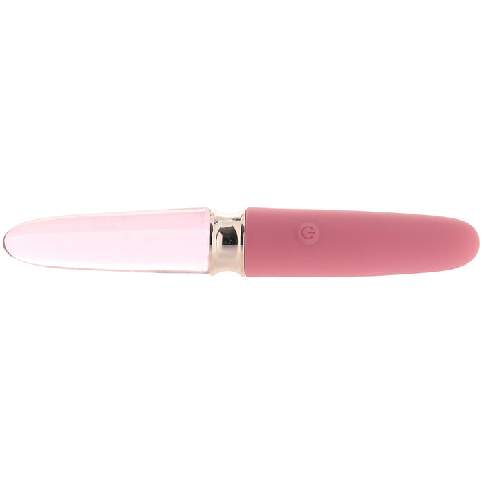 Prisms Rosé Dual Ended Silicone and Glass Vibe