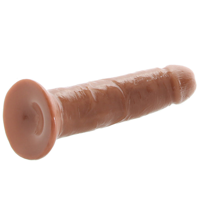 Dr. Skin 8 Inch Self Lubricating Dildo in Mocha