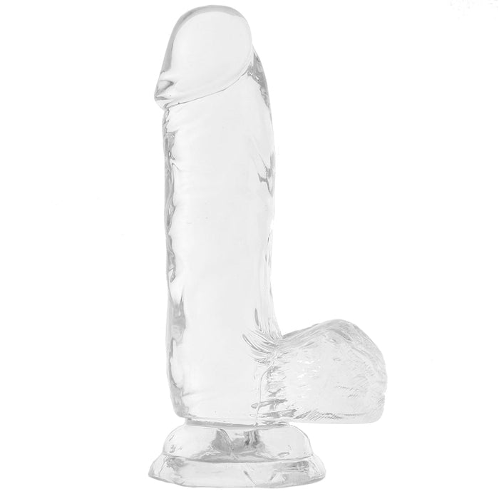 King Cock 5 Inch Ballsy Dildo in Clear