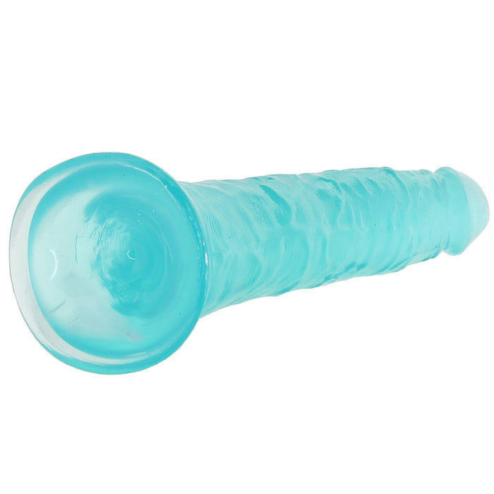 B Yours Plus Hard n’ Happy 7 Inch Jelly Dildo in Teal