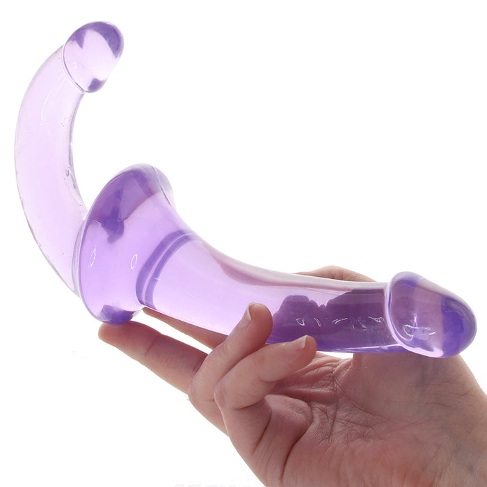 Strapless Strap-On Wearable Jelly Dildo in Purple