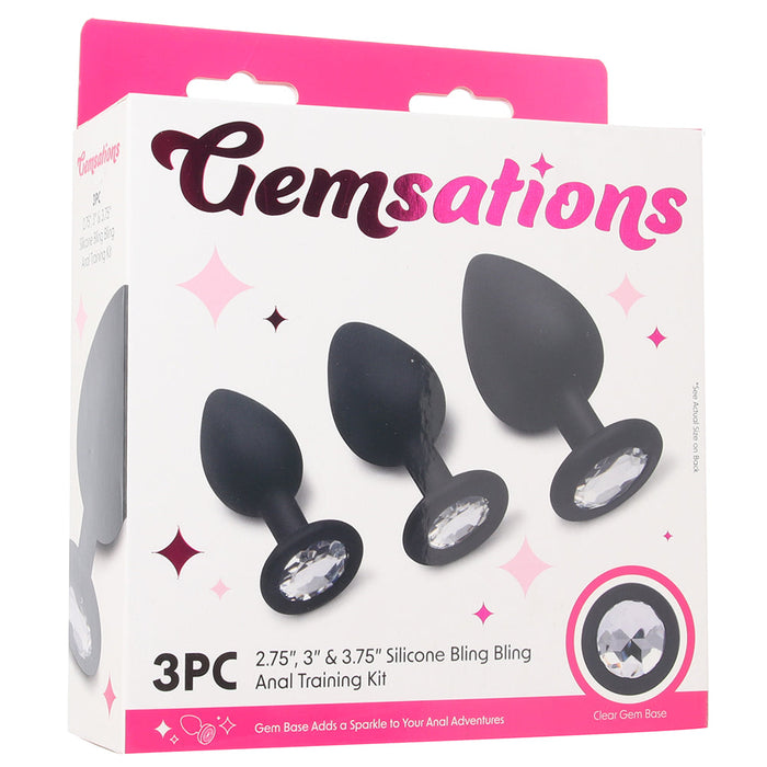 Gemsations Round Gem Silicone Anal Training Kit