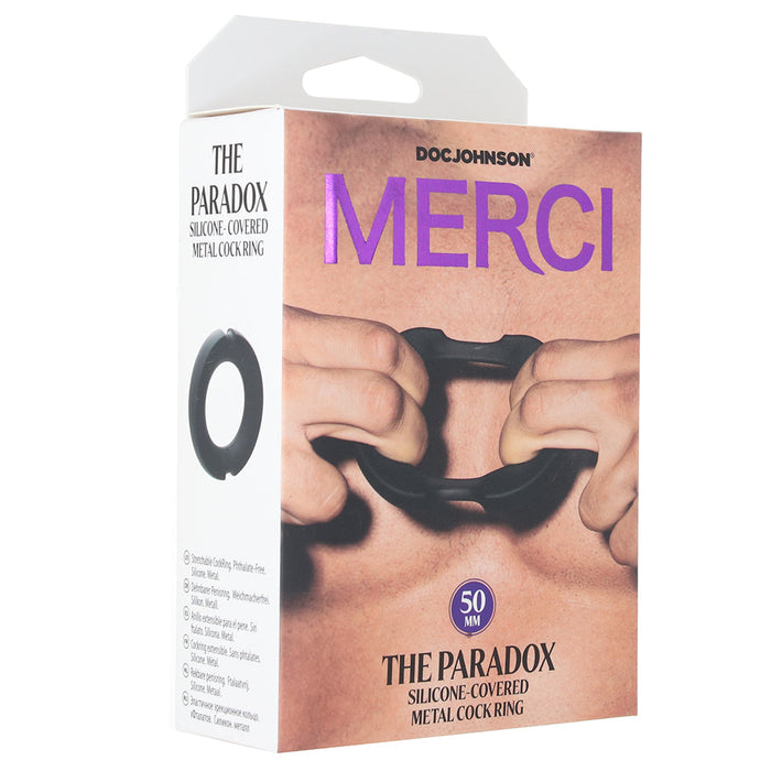 The Paradox 50mm Silicone and Metal Cock Ring