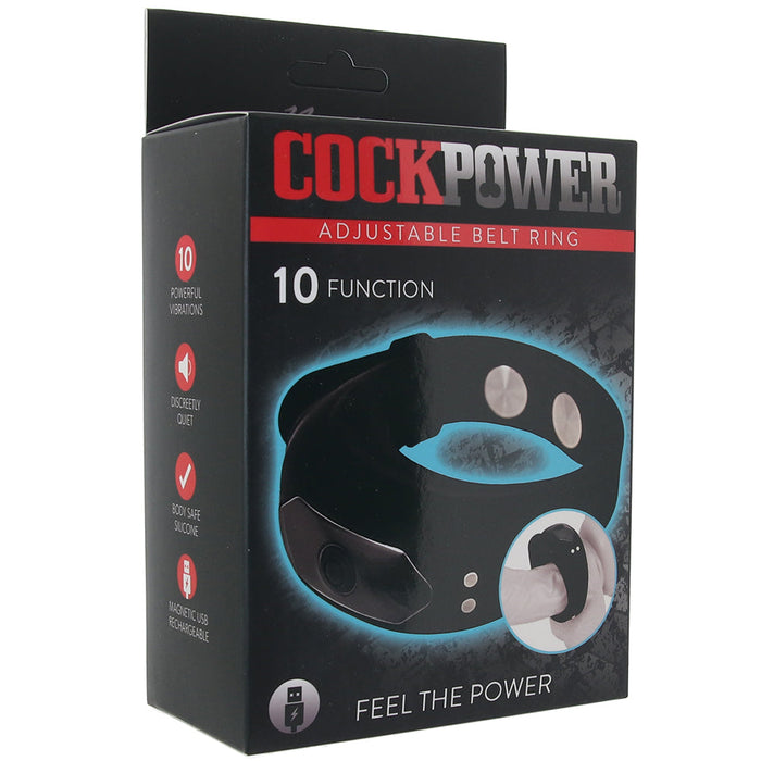 Cockpower Adjustable Belt Vibrating Ring