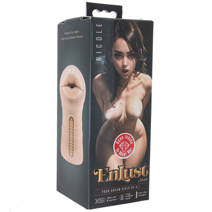 Enlust Nicole AI Vibrating Mouth Stroker