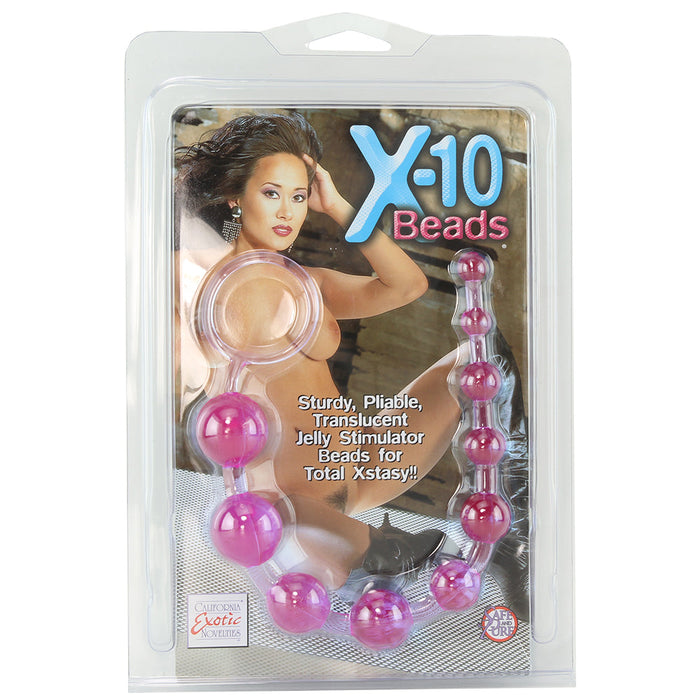 X-10 Anal Beads in Purple