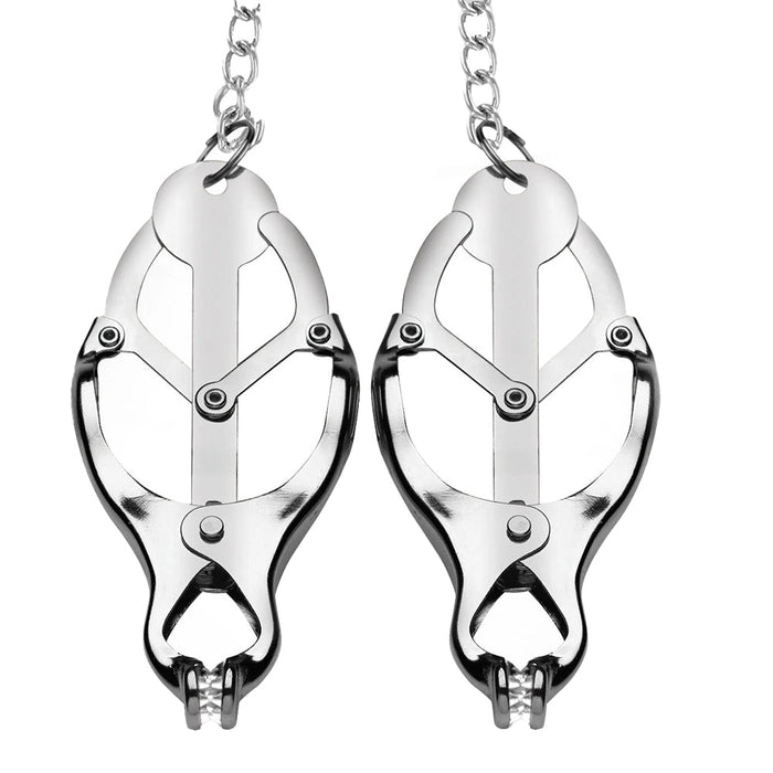 Master Series Tyrant Spiked Clover Nipple Clamps