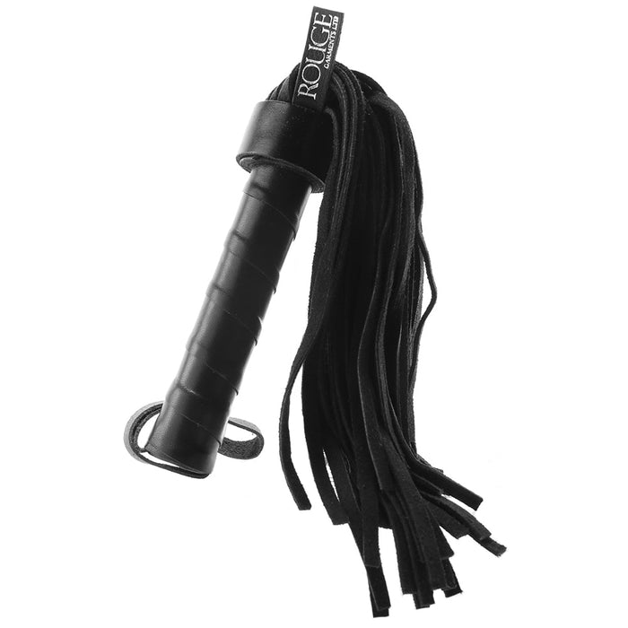 Short Suede Flogger in Black