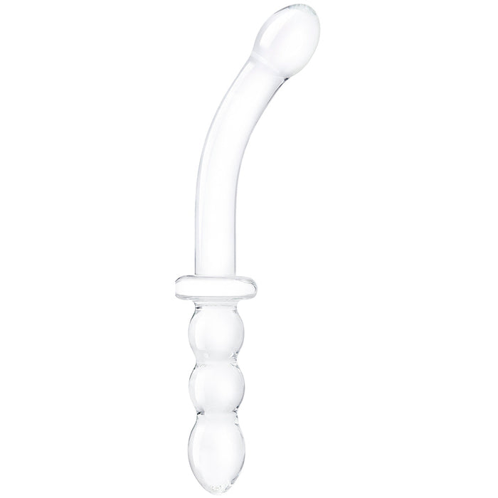 gläs 12 Inch Girthy Ribbed G-Spot Dildo