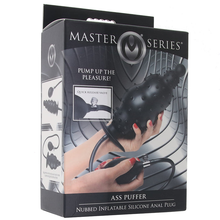 Master Series Ass Puffer Nubbed Inflatable Anal Plug