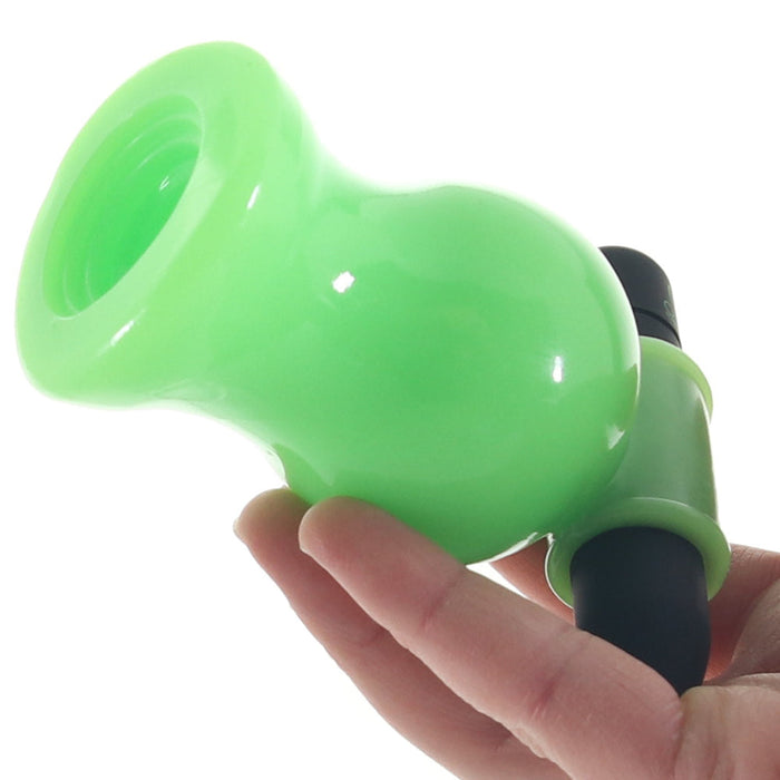 Ouch! Glow In The Dark Vibrating Head Masturbator