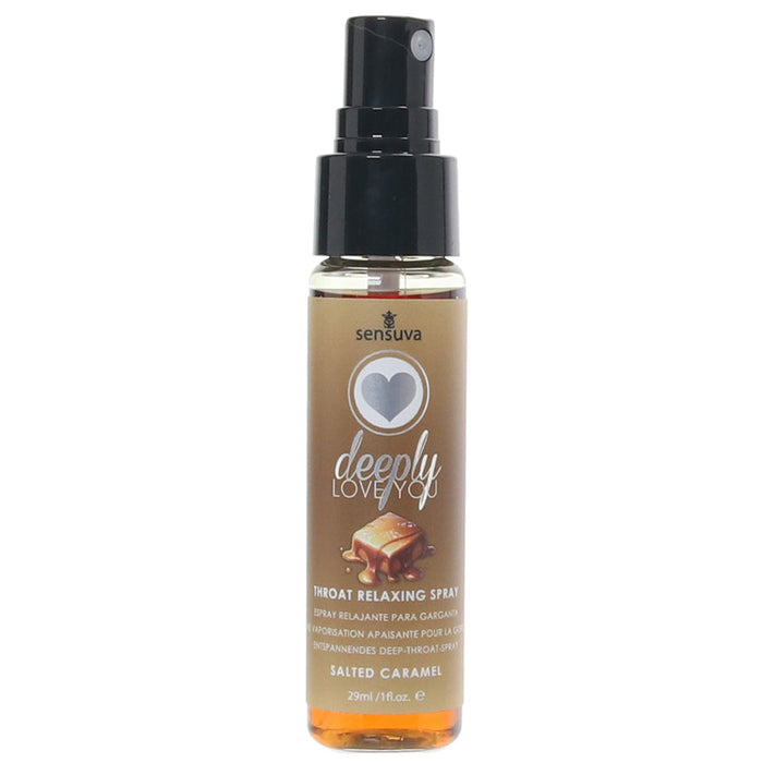 Deeply Love You Throat Relaxing Spray 1oz in Salted Caramel