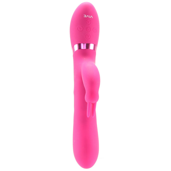 Vive Amoris Triple Action Thrusting Beaded Rabbit in Pink