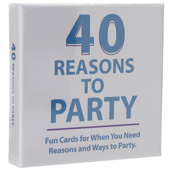 40 Reasons To Party Cards