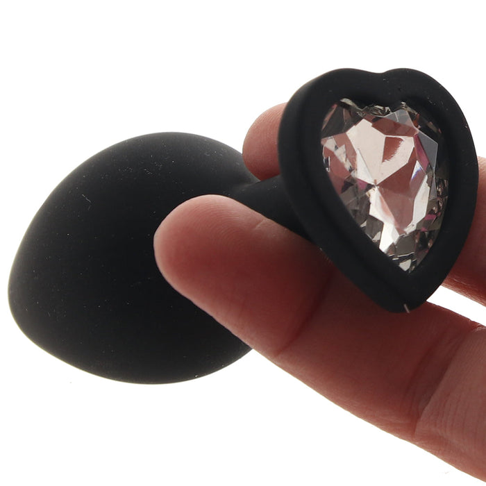 Glams Xchange Heart Gem Butt Plug in Medium