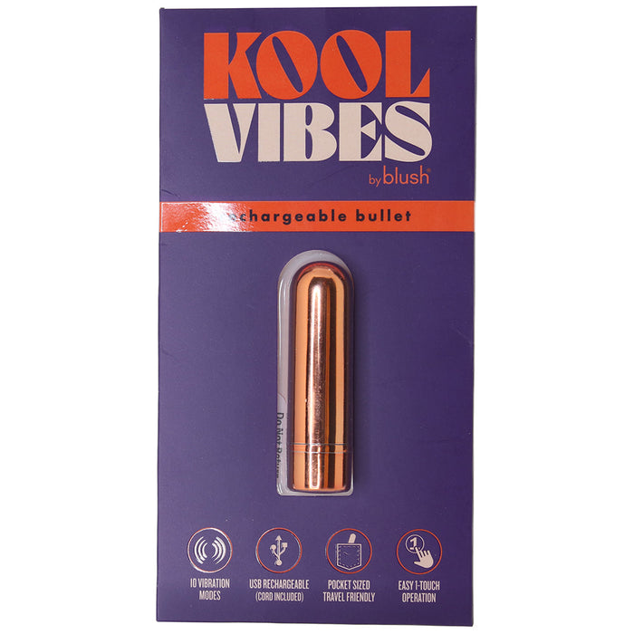 Kool Vibes Rechargeable Mini Bullet in Tangerine