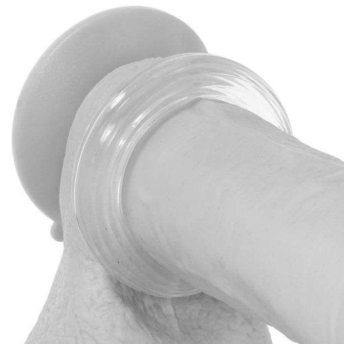 Medium Premium Silicone Cock Ring in Clear