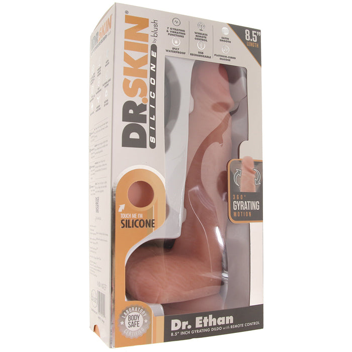 Dr. Skin Dr. Ethan 8.5 Inch Gyrating Dildo in Beige