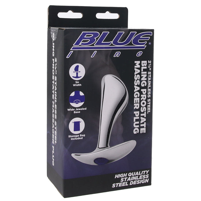 Blueline Bling 2.5 Inch Prostate Massager Plug