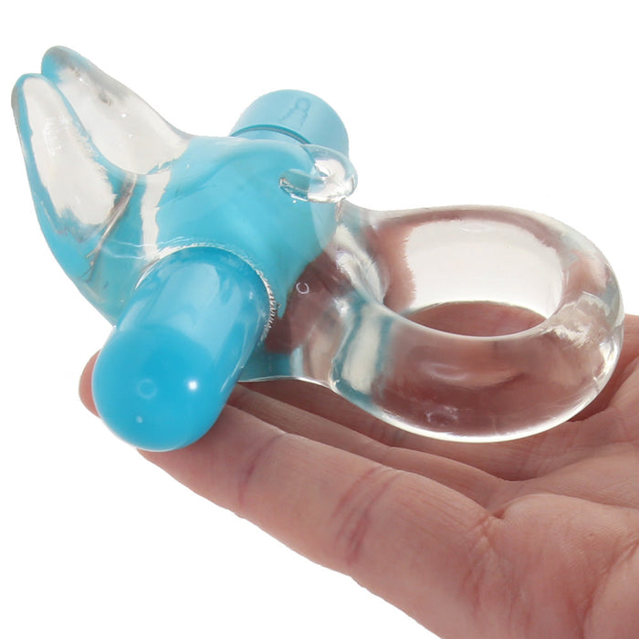 Play with Me Bull Vibrating C-Ring in Blue