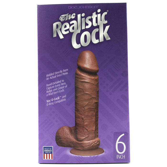 The Realistic 6 Inch Cock in Caramel