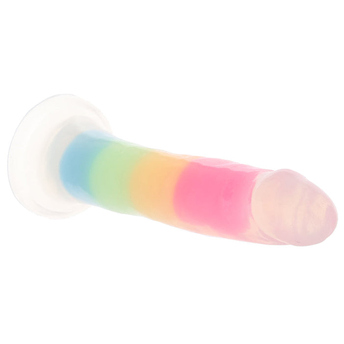 Lollicock Glow-in-the-Dark Rainbow Dildo