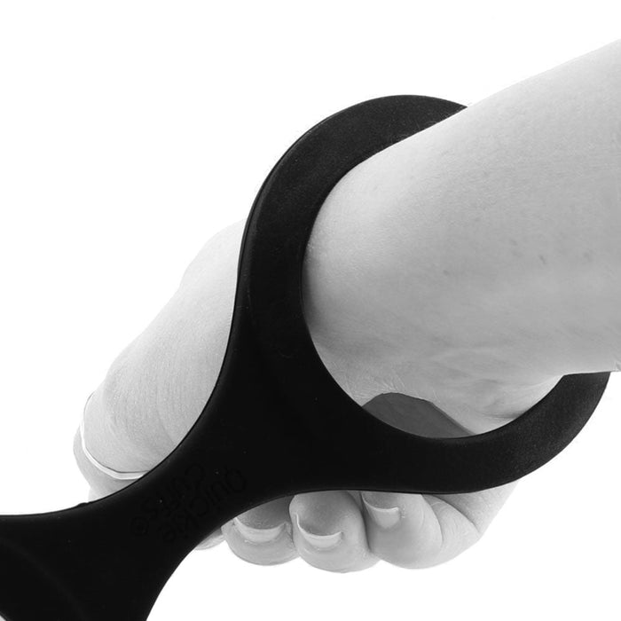 Medium Silicone Quickie Cuffs in Black